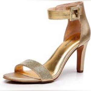 DUNION Amy Rhinestone Strappy Stiletto High Heel Dress Party Prom Wedding Shoe